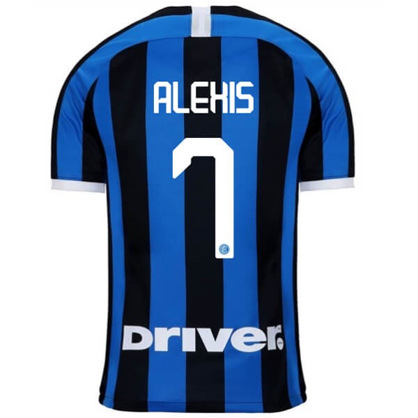 Maillot Football Inter Milan NO.7 Alexis Cancelo Domicile 2019-20 Bleu